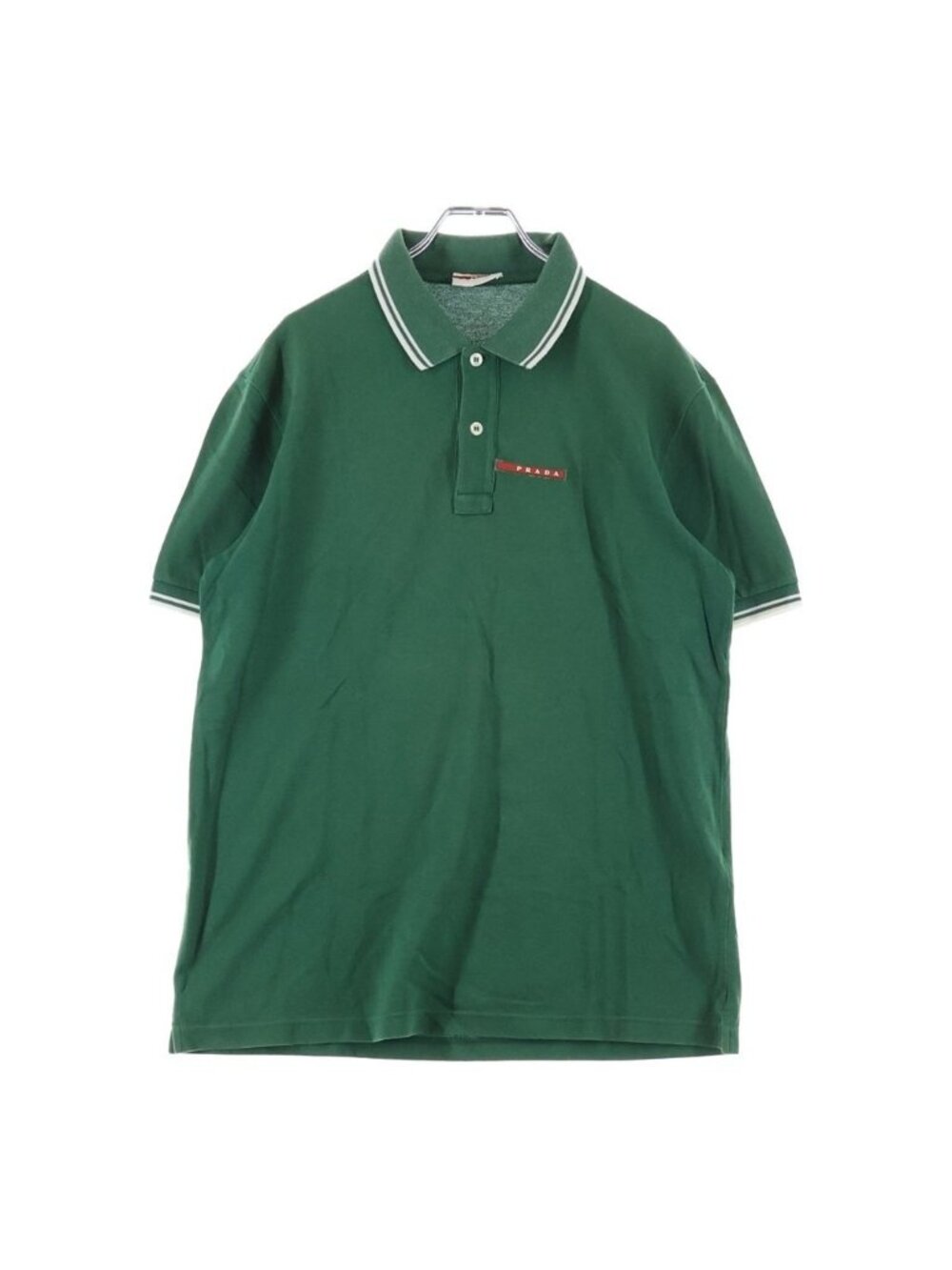 Prada Sport Polo Shirt Short Sleeve Green